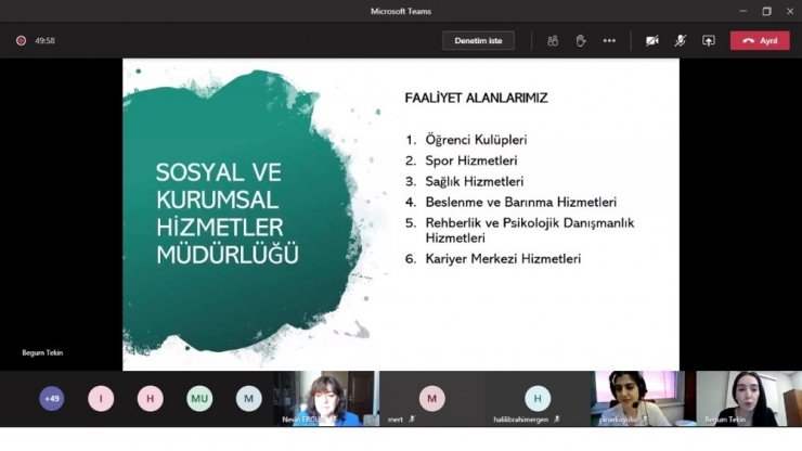 SANKO Üniversitesi öğrenci oryantasyon programı
