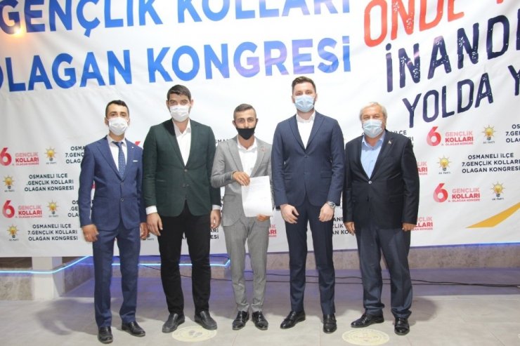 AK Parti Osmaneli İlçe Gençlik Kolları Başkanlık seçimi yapıldı