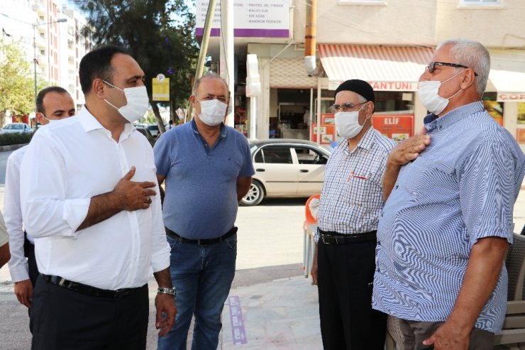 Başkan Yılmaz, ilçedeki esnaf ve vatandaşlarla bir araya geldi
