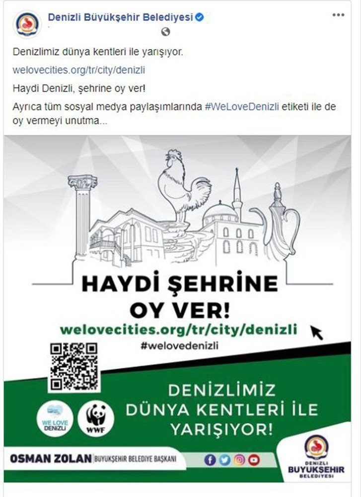 WeLoveDenizli oylamasında son 5 gün