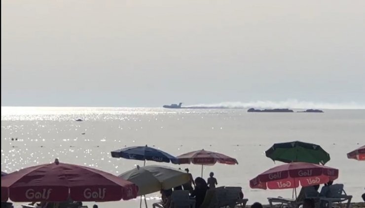 Antalya’daki yangında 10 hektarlık orman yandı