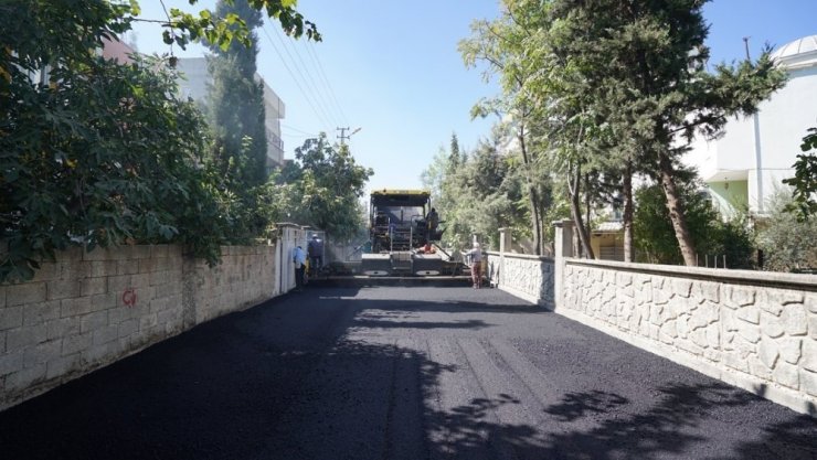Siteler Mahallesinde asfalt çalışması