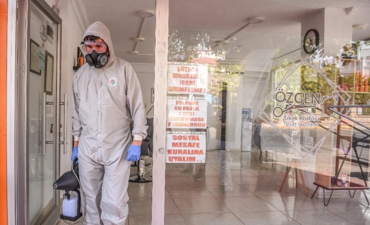 Kepez’de 50 bin 252 dezenfekte işlemi yapıldı