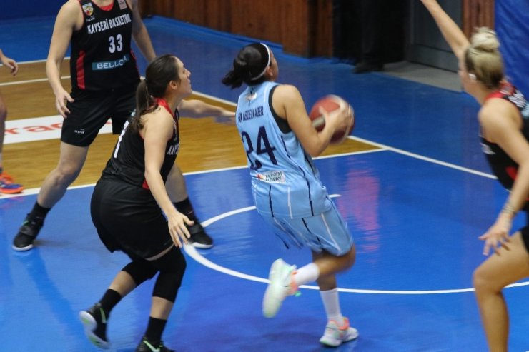 Kadınlar Basketbol Süper Ligi: Hatay Büyükşehir Belediyespor: 90 - Bellona Kayseri Basketbol: 88