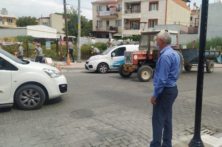Saruhanlı Belediyesi ilçede temizlik seferberliği başlattı