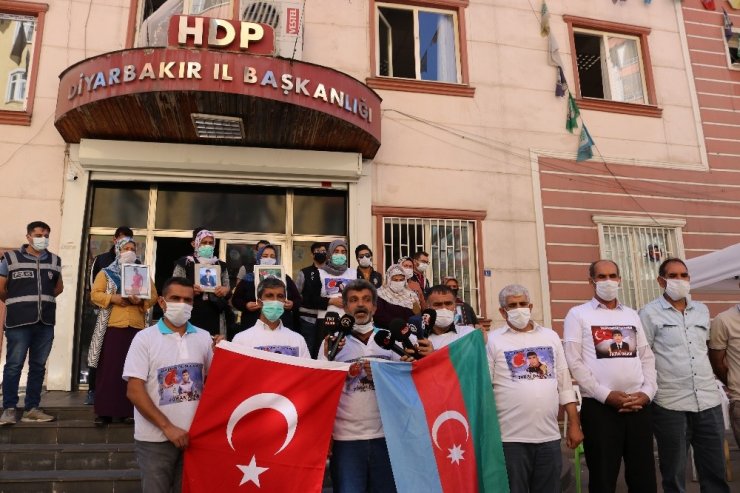 Evlat nöbetindeki ailelerden Azerbaycan’a destek mesajı