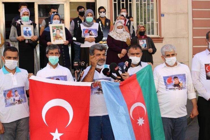 Evlat nöbetindeki ailelerden Azerbaycan’a destek mesajı