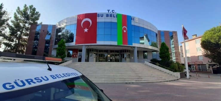 Azerbaycan’a bir destek de Gürsu’dan