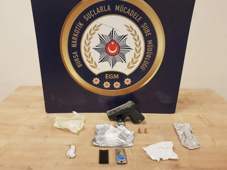 Bursa’da yapılan uyuşturucu operasyonunda 4 tutuklama