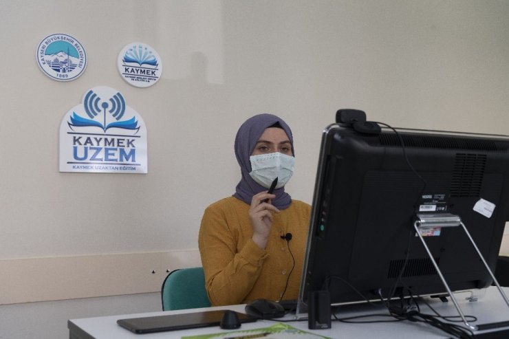 Büyükşehir, sanat ve mesleki eğitimde de ’online’