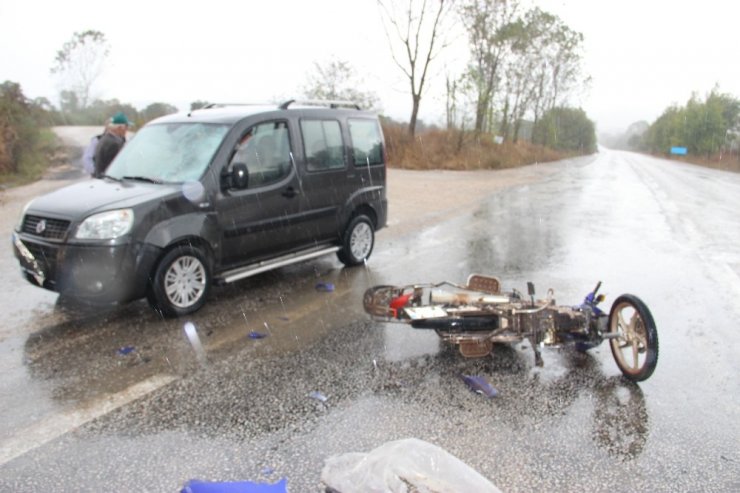 Çan’da trafik kazası: 1 yaralı