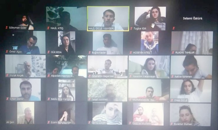 Ekim ayı voleybol hakem ve gözlemcisi toplantısı online yapıldı