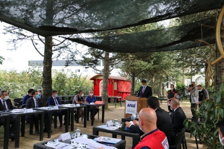 Masa başı ve saha tatbikatı yapıldı