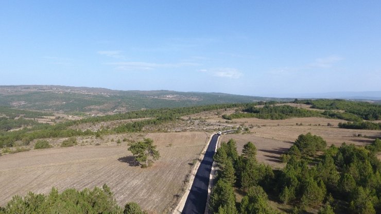 Karabük Özel İdarenin asfalt çalışması sürüyor