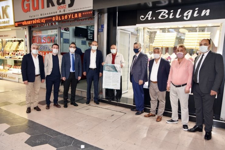 KTO Başkanı Gülsoy’dan Kazancılar Çarşısı’nda denetim