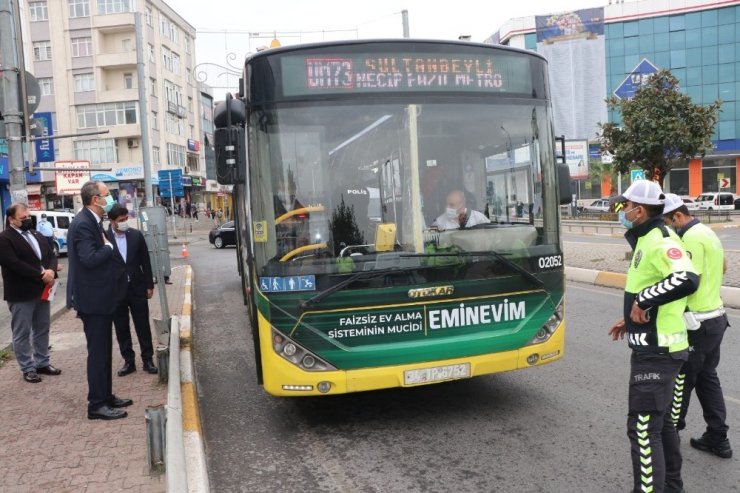 Sultanbeyli’de korona virüs denetimleri sürüyor