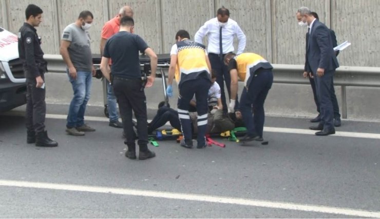 TEM Otoyolu’nda yolu karıştıran sürücü kazaya neden oldu
