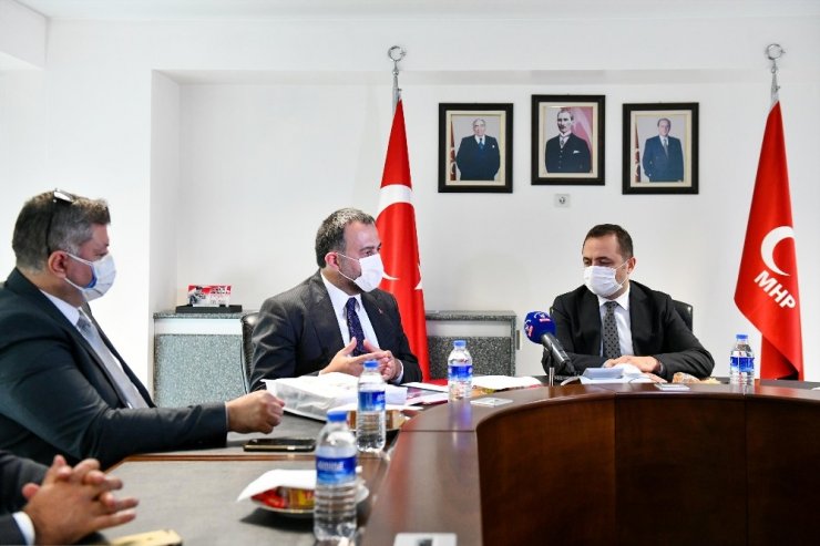 Ankara Kent Konseyi’nden Başkan Yavaş ve Belediye Meclis Grup Başkanvekillerine ziyaret