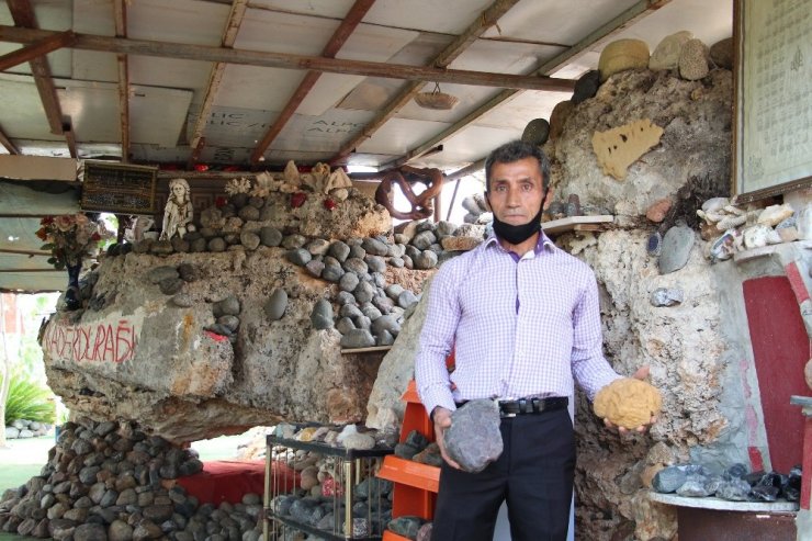 Çiftçinin ’Taş’ gibi sıra dışı koleksiyonu