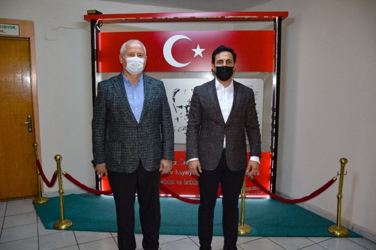 Kaymakam Erdem’den Başkan Çaylı’ya iade-i ziyaret