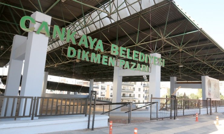 Çankaya’nın pazaryerlerine bakım yapılıyor