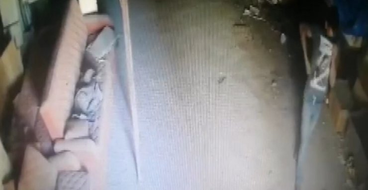 Kameraları görünce yüzlerini kapattılar ama yine de yakalandılar