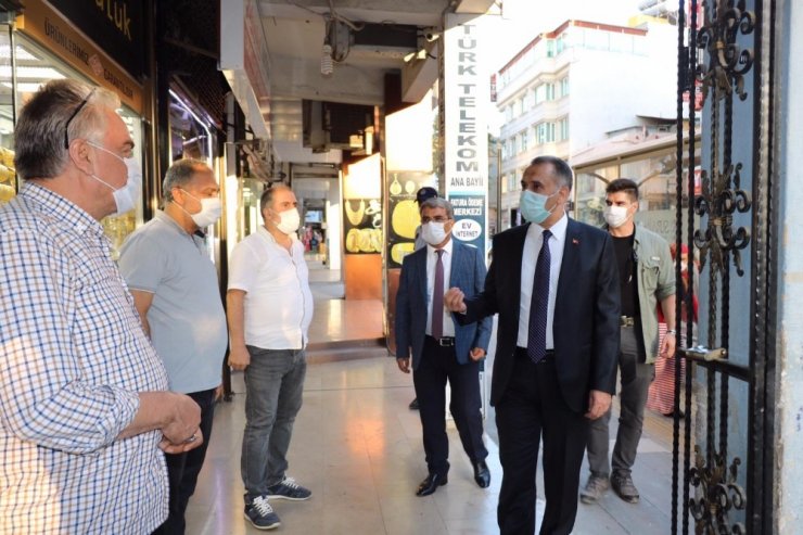 İl protokolünden Korona Virüs denetimi