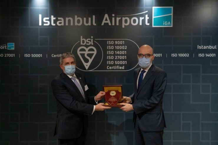 İstanbul Havalimanı uluslararası sertifikalara layık görüldü