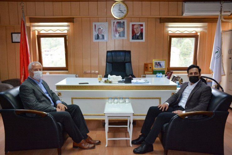 Kaymakam Erdem’den Başkan Çaylı’ya iade-i ziyaret