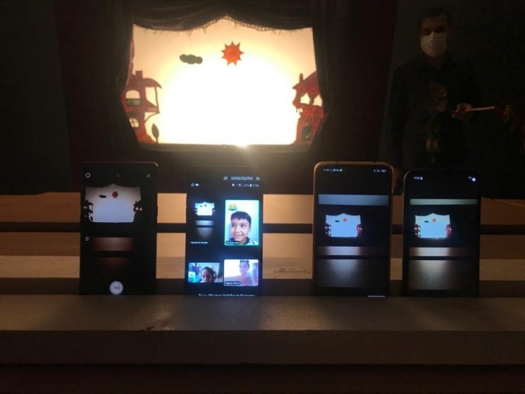 Öğrenciler EBA üzerinden sergilenen Gölge Oyunu ile moral buldu