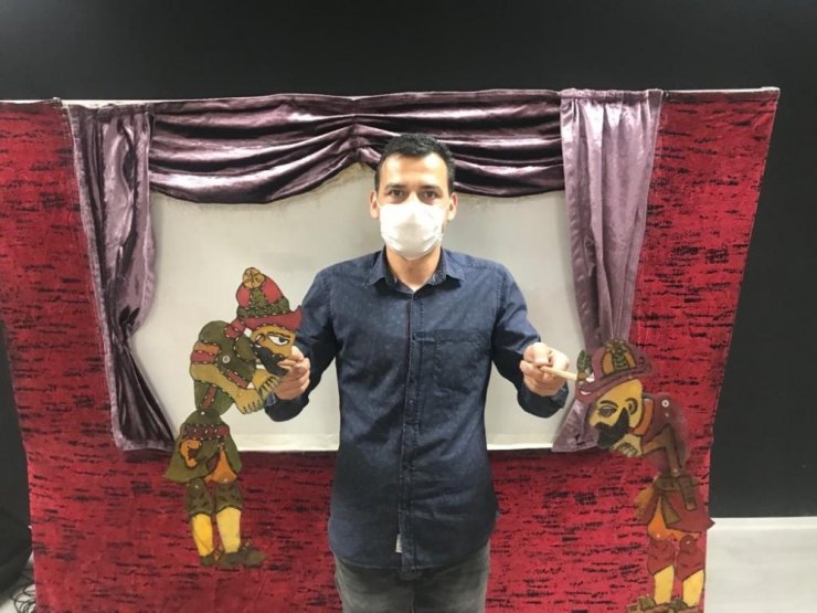 Öğrenciler EBA üzerinden sergilenen Gölge Oyunu ile moral buldu