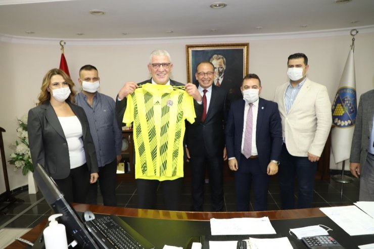 Müsavat Dervişoğlu’ndan Başkan Akın’a ziyaret
