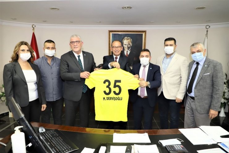 Müsavat Dervişoğlu’ndan Başkan Akın’a ziyaret
