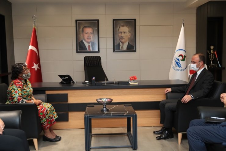 Pamukkale Belediyesi, Prof. Elizabeth Kiango Kiondo’yu ağırladı