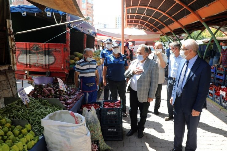 Kaymakam Dönmez’den Başkan Yalçın’a koronavirüs teşekkürü