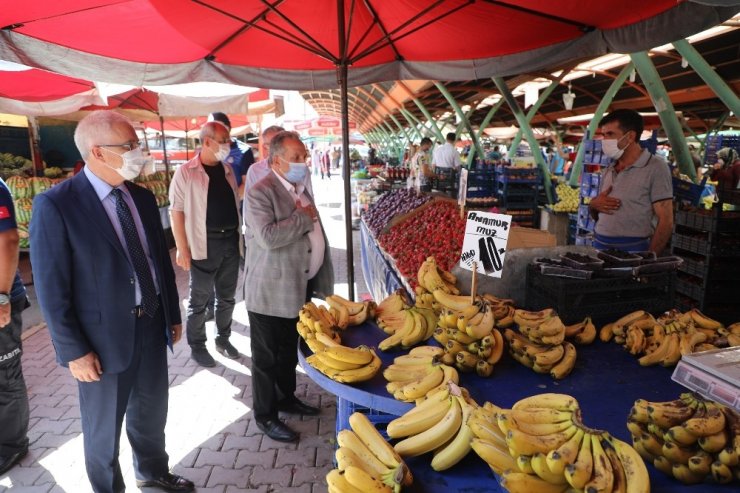 Kaymakam Dönmez’den Başkan Yalçın’a koronavirüs teşekkürü