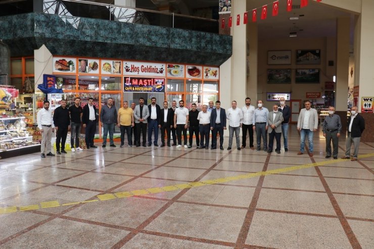 Samanlı, esnafın sorunlarını dinledi