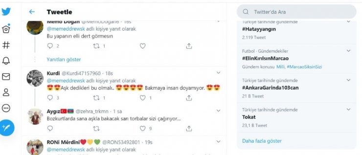 Hatay yanarken, PKK sempatizanları reklam peşine düştü