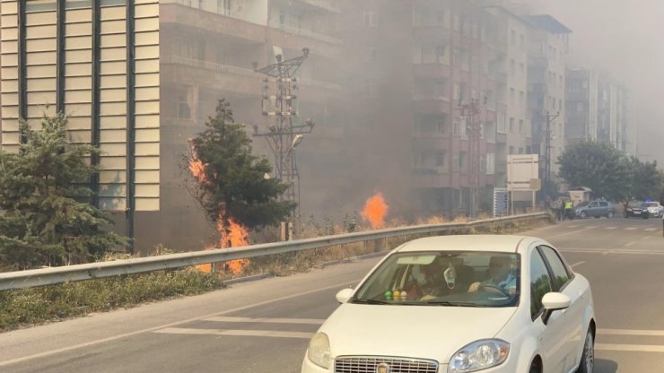 Yanan yer tekrar alevlendi, bir evde tüp patladı