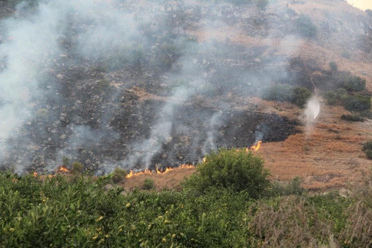 Hatay’da otluk yangını kontrol altına alındı