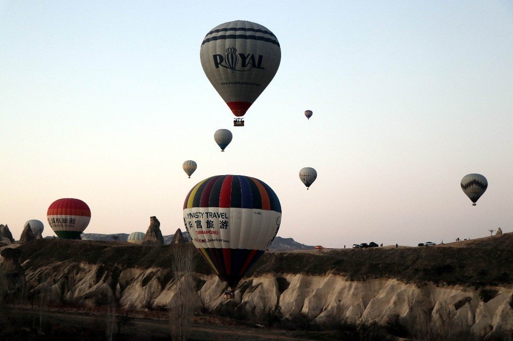 Kapadokya’da balon turları iptal edildi