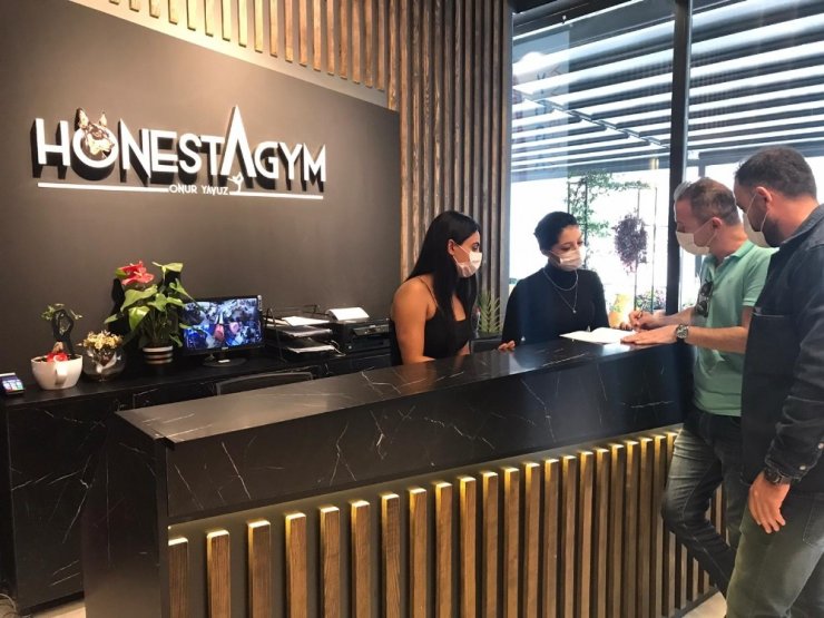 Spor salonlarında denetimler sürüyor