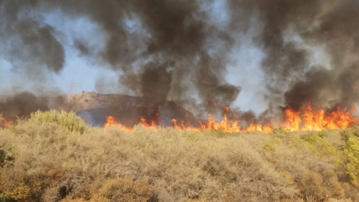 Aydıncık’taki orman yangını söndürüldü