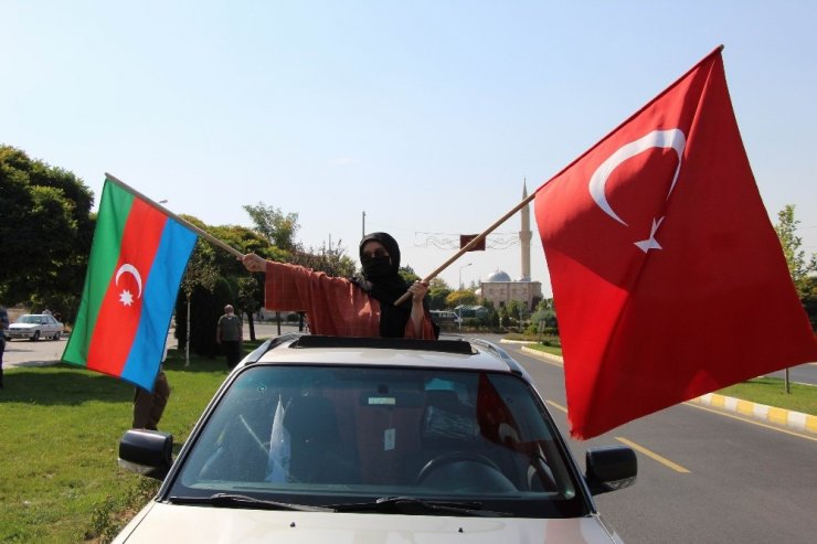 Nevşehir’de Azerbaycan’a destek konvoyu düzenlendi