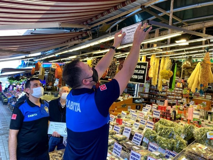 Bursa’da zabıtadan kapsamlı korona denetimi