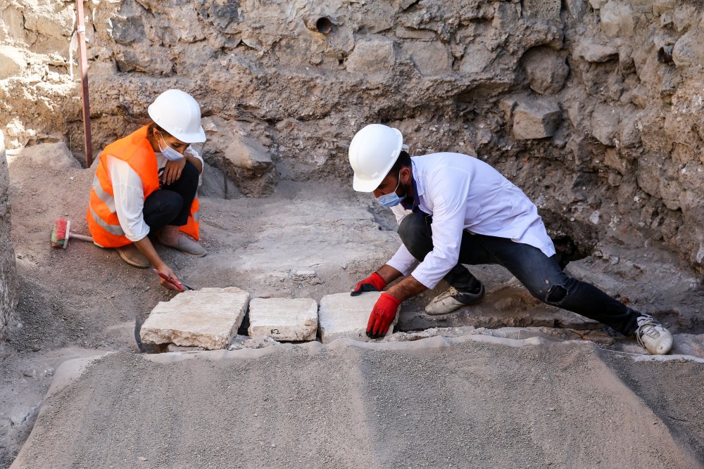 1800 yıllık kalorifer sistemi gün yüzüne çıkarıldı