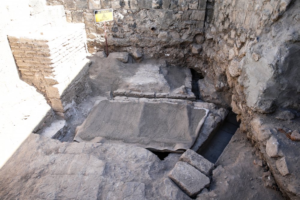 1800 yıllık kalorifer sistemi gün yüzüne çıkarıldı