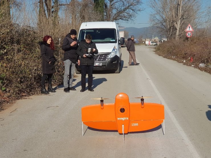 Belediye kaçak çıkılan katları İHA’yla tespit etti