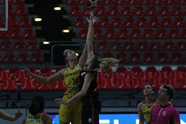 Kadınlar Basketbol Ligi: Bellona Kayseri Basketbol: 74 - Galatasaray: 79