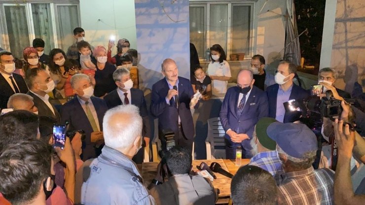 Bakan Soylu, Hatay’da incelemelerde bulundu